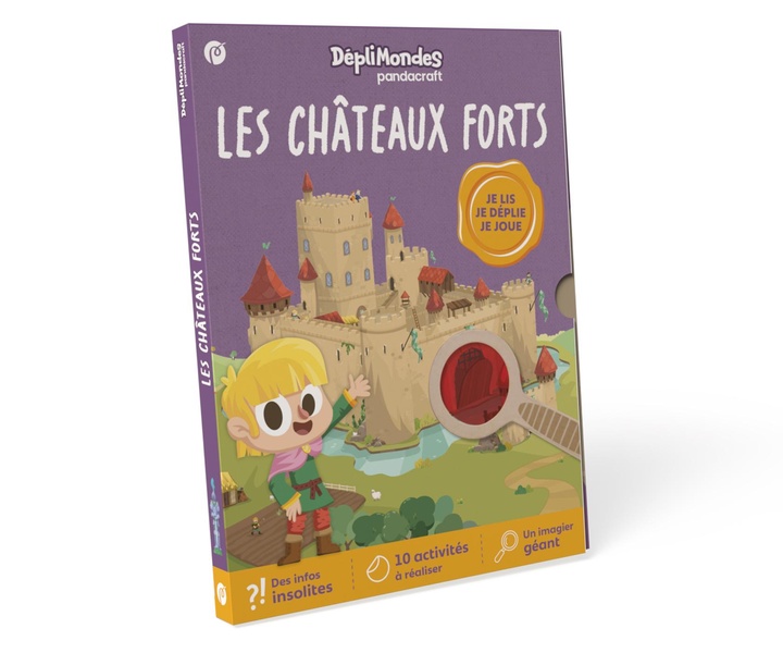 LES CHATEAUX FORTS - DEPLIMONDES DES 4 ANS - LIS, DEPLIE, JOUE ET EXPLORE LES CHATEAUX FORTS AVEC TO