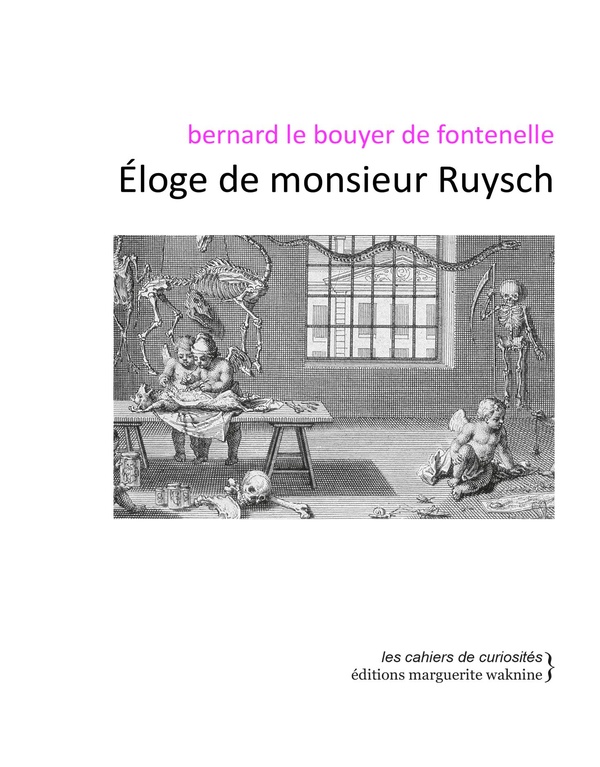 ELOGE DE MONSIEUR RUYSCH