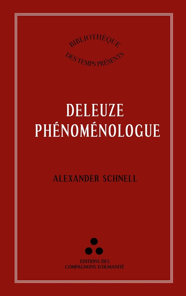 DELEUZE PHENOMENOLOGUE