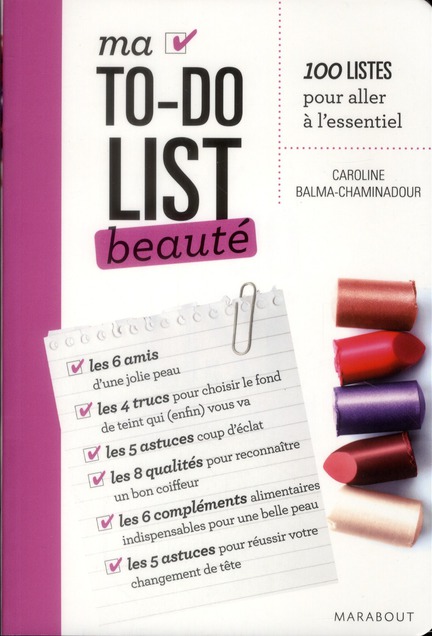 MA TO-DO LIST BEAUTE