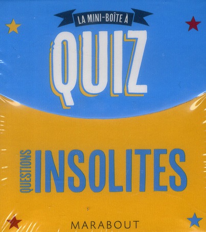 MINI BOITE A QUESTIONS INSOLITES