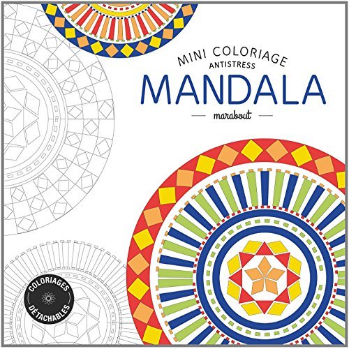 MINI COLORIAGE ANTISTRESS  MANDALA