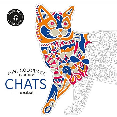 MINI COLORIAGE ANTISTRESS CHAT