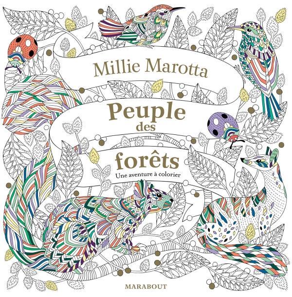 PEUPLE DES FORETS - UNE AVENTURE A COLORIER