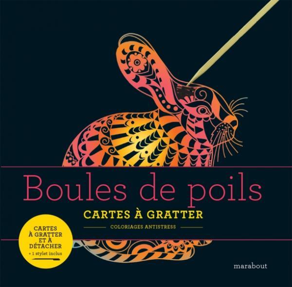 LIVRE A GRATTER - BOULES DE POILS