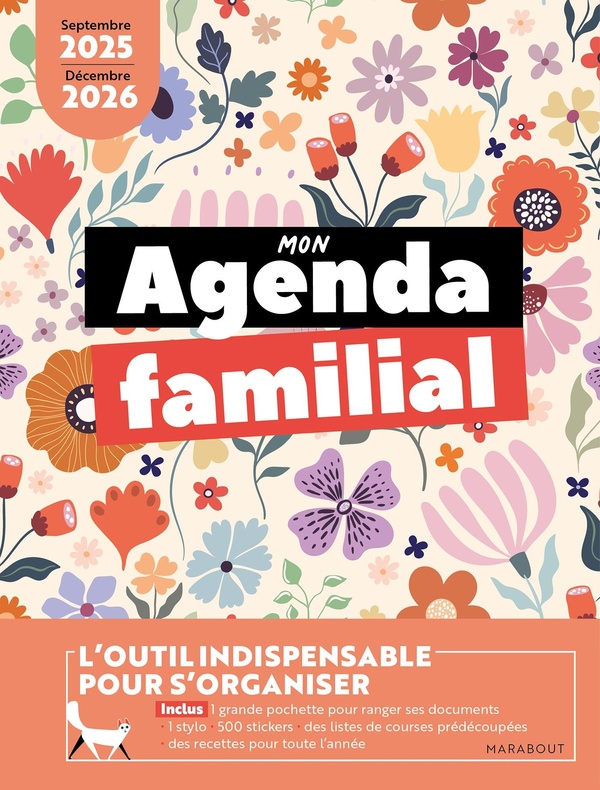 MON AGENDA FAMILIAL - SEPTEMBRE 2025 - DECEMBRE 2026