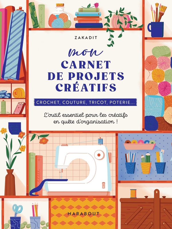 MON CARNET DE PROJETS CREATIFS - L'OUTIL ESSENTIEL POUR LES CREATIFS EN QUETE D'ORGANISATION !