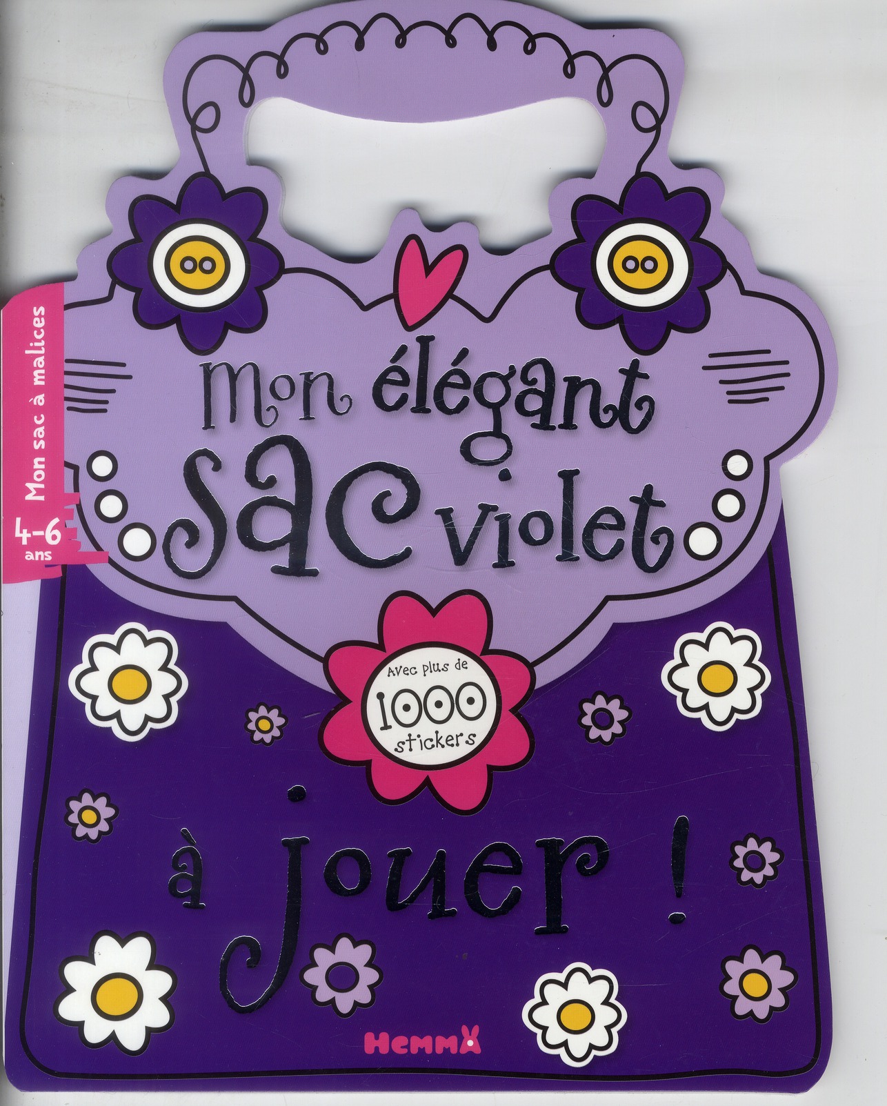 MON ELEGANT SAC VIOLET A JOUER ! - AVEC PLUS DE 1000 STICKERS