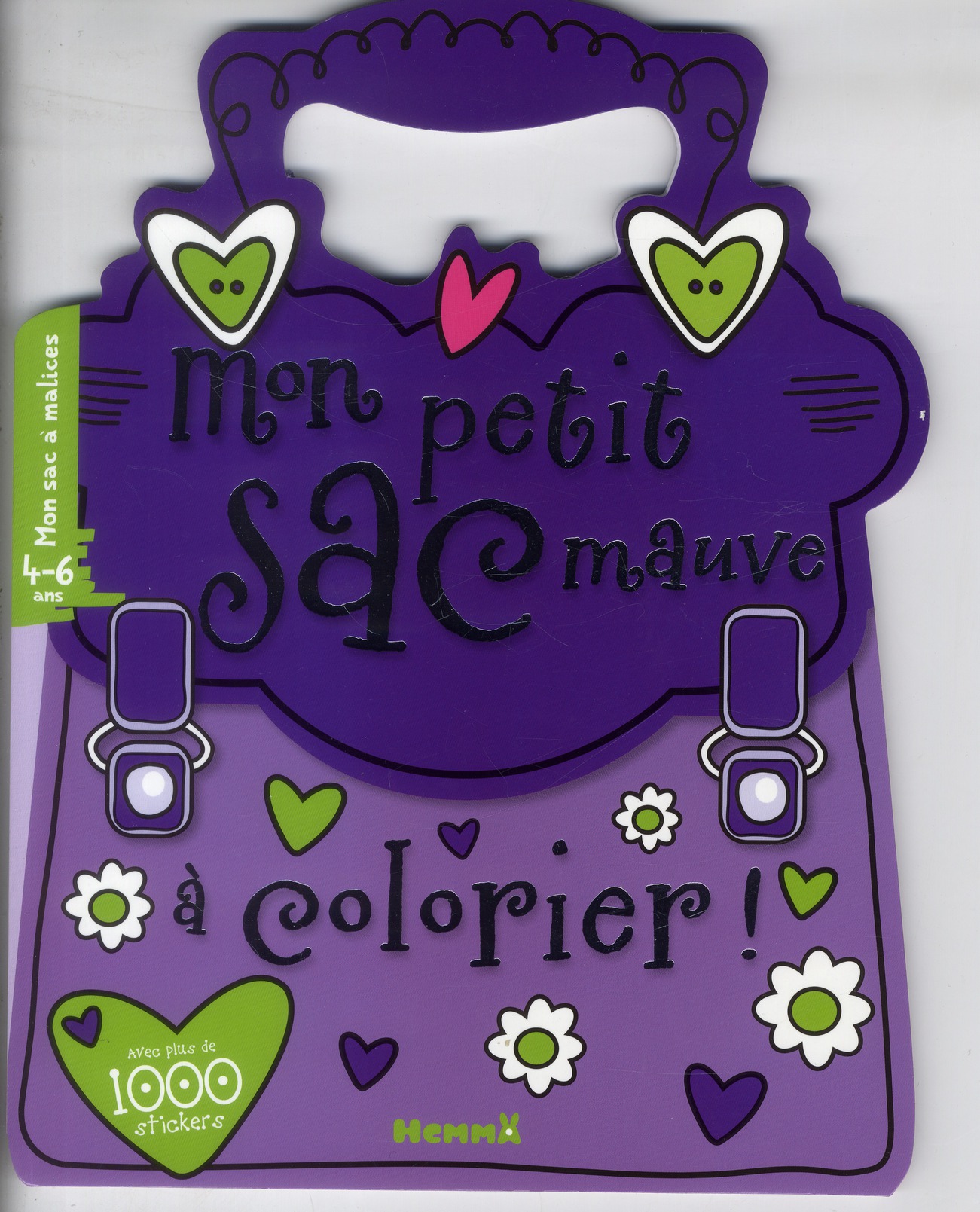 MON PETIT SAC MAUVE A COLORIER !