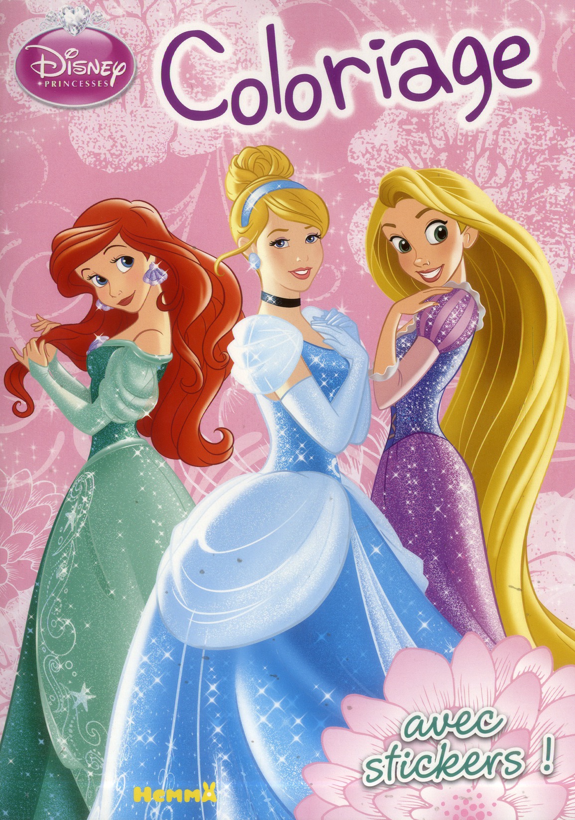 DISNEY PRINCESSES COLORIAGE AVEC STICKERS !