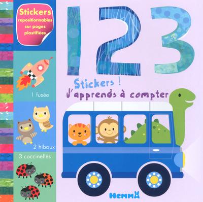 1 2 3 J'APPRENDS A COMPTER STICKERS !