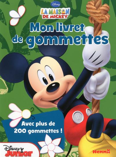 LA MAISON DE MICKEY MON LIVRET DE GOMMETTES