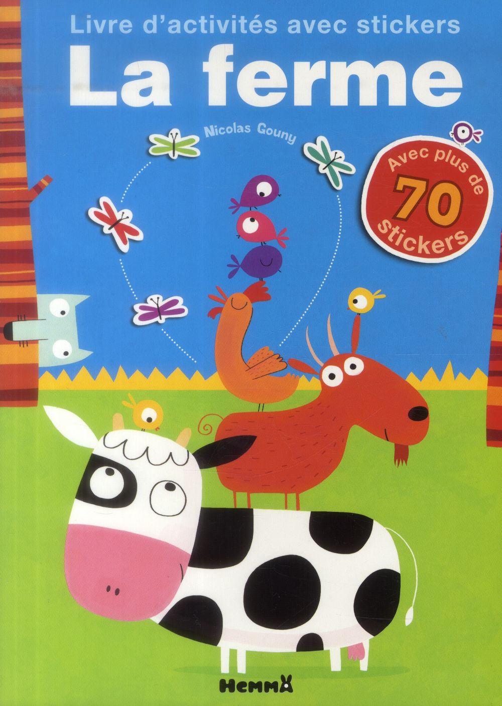 MON LIVRE D'ACTIVITES AVEC STICKERS LA FERME