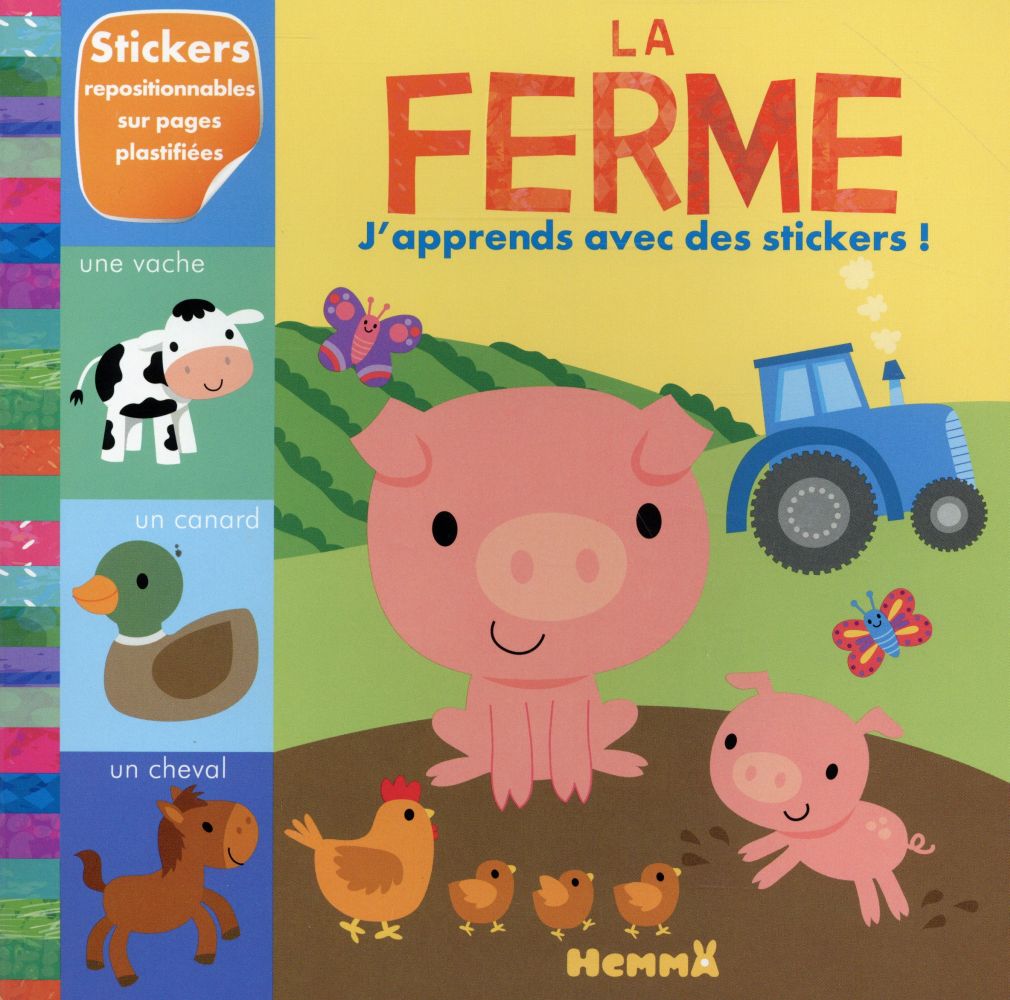 LA FERME J'APPRENDS AVEC DES STICKERS !