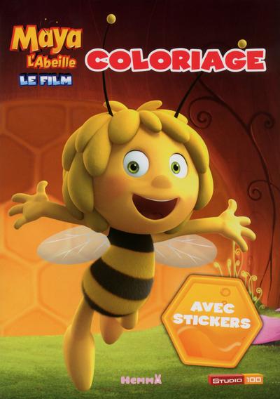 MAYA L'ABEILLE LE FILM COLORIAGE AVEC STICKERS