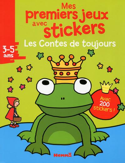 MES PREMIERS JEUX AVEC STICKERS LES CONTES DE TOUJOURS 3-5 ANS (GRENOUILLE)