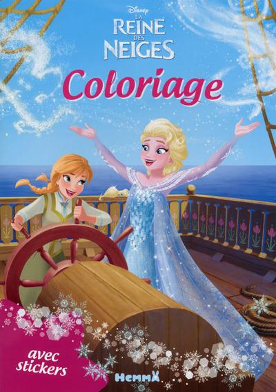 DISNEY LA REINE DES NEIGES COLORIAGE AVEC STICKERS (GOUVERNAIL)