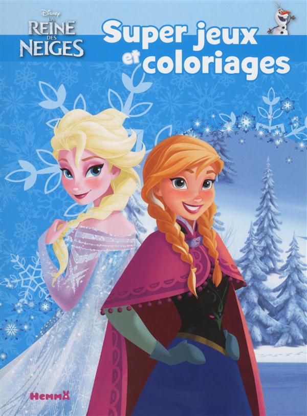 DISNEY LA REINE DES NEIGES SUPER JEUX ET COLORIAGES