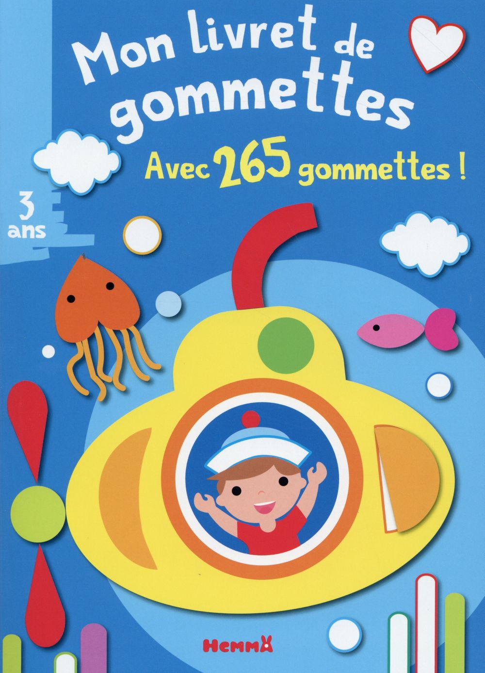 MON LIVRET DE GOMMETTES (SOUS-MARIN) (3 ANS)