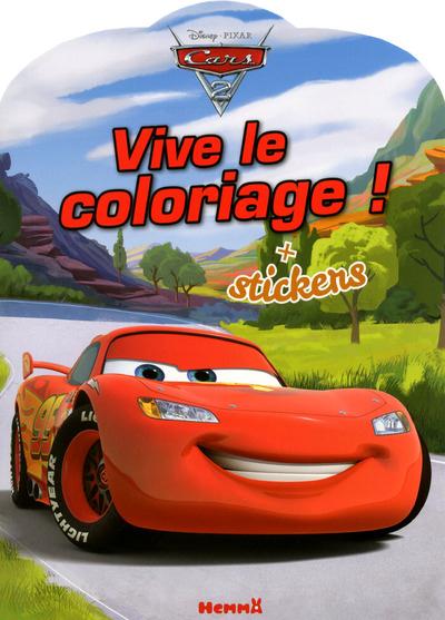 CARS 2 VIVE LE COLORIAGE ! + STICKERS