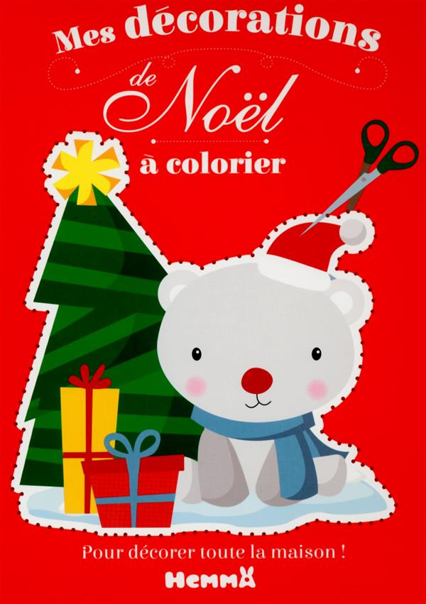 MES DECORATIONS DE NOEL A COLORIER