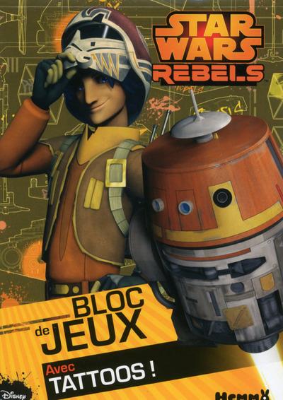 DISNEY STAR WARS REBELS BLOC DE JEUX AVEC TATTOOS !