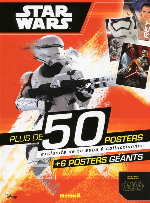 DISNEY STAR WARS LE REVEIL DE LA FORCE EP VII PLUS DE 50 POSTERS