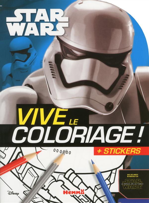 DISNEY STAR WARS LE REVEIL DE LA FORCE EP VII VIVE LE COLORIAGE (STORMTROOPER)