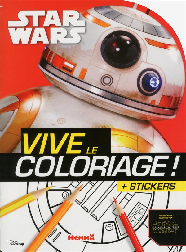 DISNEY STAR WARS VIVE LE COLORIAGE ! + STICKERS