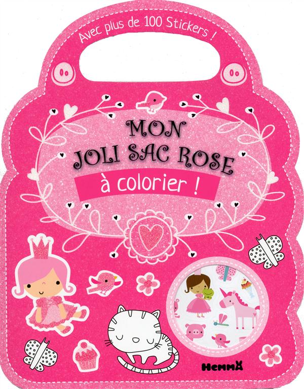 MON JOLI SAC ROSE A COLORIER !