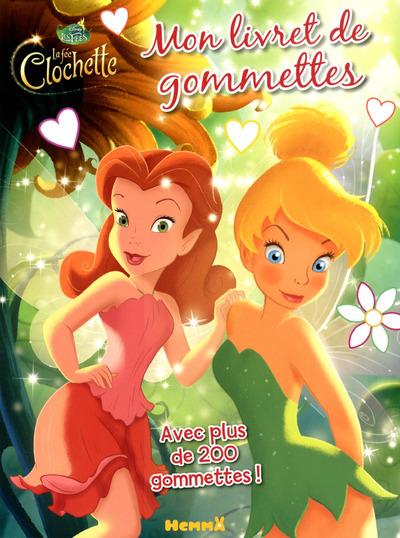 DISNEY LA FEE CLOCHETTE MON LIVRET DE GOMMETTES (ROSELIA - FOND VERT)