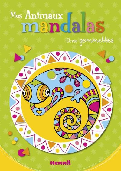 MES ANIMAUX MANDALAS AVEC GOMMETTES