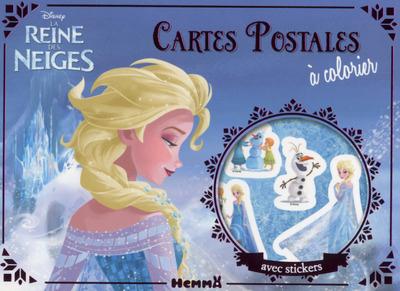 DISNEY LA REINE DES NEIGES CARTES POSTALES A COLORIER