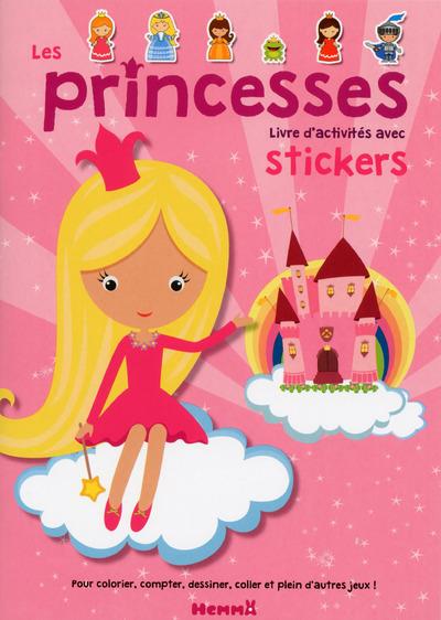 LES PRINCESSES LIVRE D'ACTIVITES AVEC STICKERS