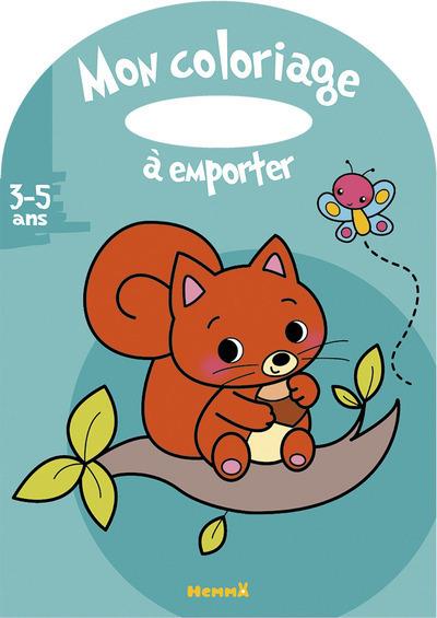 MON COLORIAGE A EMPORTER (3-5 ANS) (ECUREUIL)