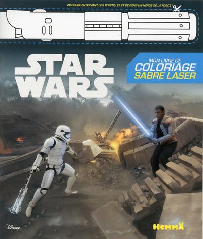 DISNEY STAR WARS LE REVEIL DE LA FORCE EP VII MONLIVRE DE COLORIAGE SABRE LASER (FINN)