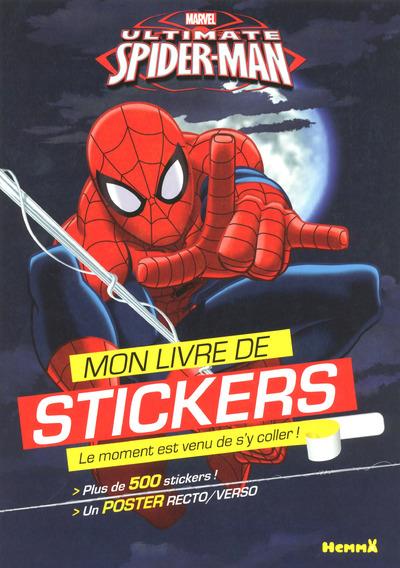 MARVEL ULTIMATE SPIDE-MAN MON LIVRE DE STICKERS + POSTER