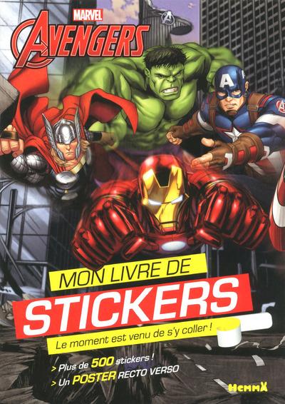 MARVEL AVENGERS MON LIVRE DE STICKERS + POSTER