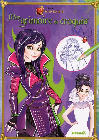 DISNEY DESCENDANTS MON GRIMOIRE DE CROQUIS