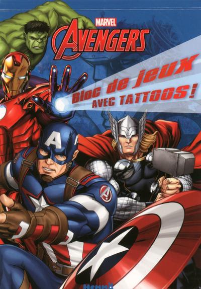 MARVEL AVENGERS BLOC DE JEUX AVEC TATTOOS !