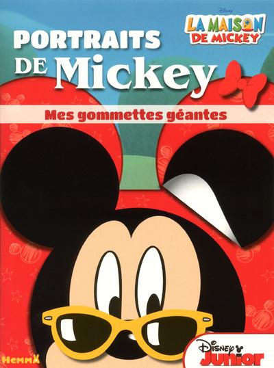 LA MAISON DE MICKEY PORTRAITS DE MICKEY MES GOMMETTES GEANTES