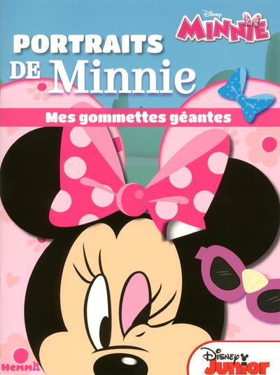 DISNEY MINNIE JUNIOR PORTRAITS DE MINNIE MES GOMMETTES GEANTES