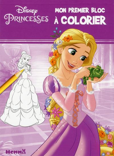 DISNEY PRINCESSES MON PREMIER BLOC A COLORIER