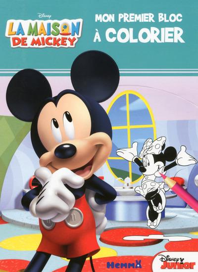 LA MAISON DE MICKEY MON PREMIER BLOC A COLORIER