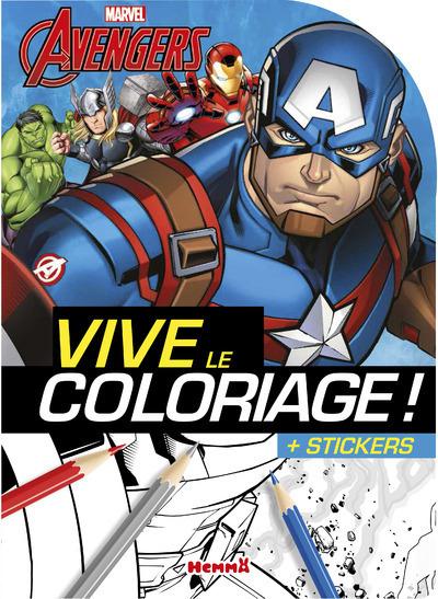 MARVEL AVENGERS VIVE LE COLORIAGE ! + STICKERS