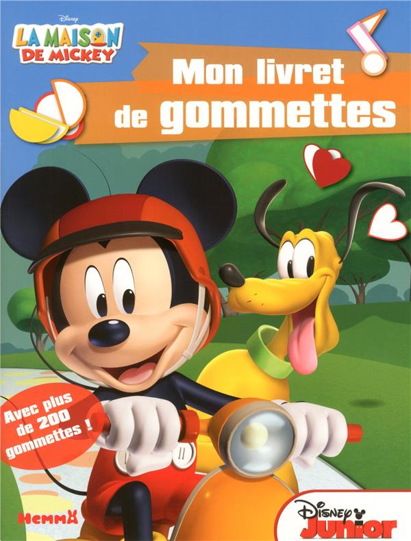 LA MAISON DE MICKEY MON LIVRET DE GOMMETTES (MICKEY-PLUTO)