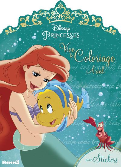 DISNEY PRINCESSES VIVE LE COLORIAGE (ARIEL)