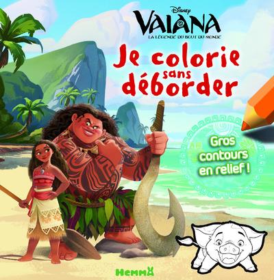 DISNEY VAIANA JE COLORIE SANS DEBORDER