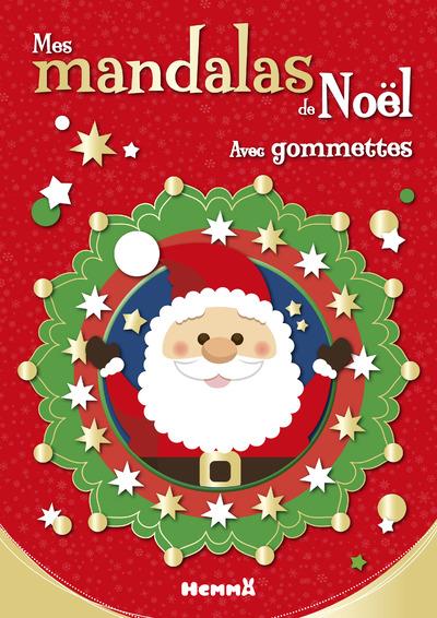 MES MANDALAS DE NOEL AVEC GOMMETTES