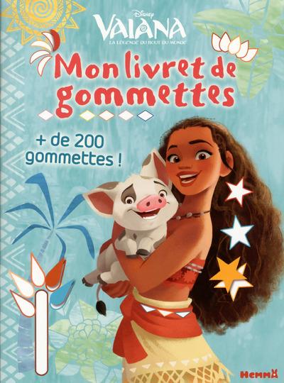 DISNEY VAIANA MON LIVRET DE GOMMETTES (VAIANA ET PUA)